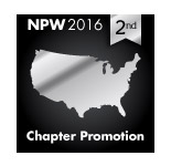 2016 NPW Chapter Promotion 2nd place